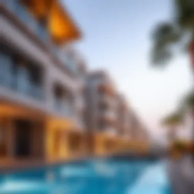 Exterior view of Safi Apartments showcasing modern architecture