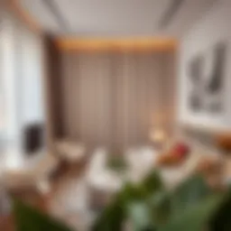 Stylish studio apartment in Bur Dubai showcasing modern decor