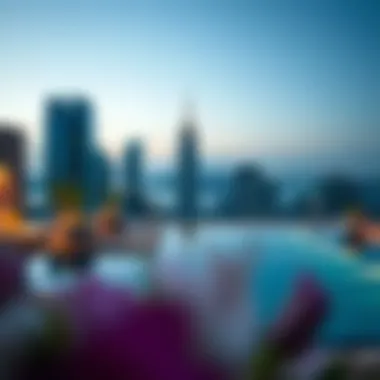 Exclusive Amenities at Polaris Tower Amenities offered at Polaris Tower, including pools and lounges