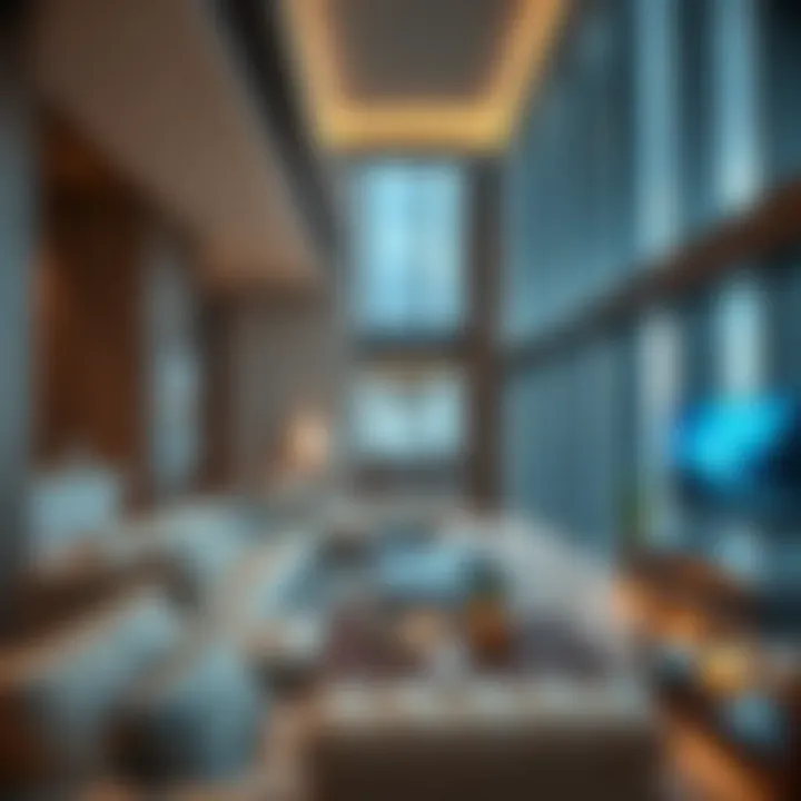 Luxurious Interior of Polaris Tower Luxurious interior design of a Polaris Tower apartment