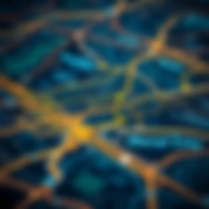 Map highlighting the connectivity of Dubai International City to major highways