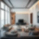 Spacious two-bedroom flat in Al Qusais showcasing modern design