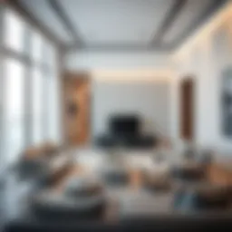 Spacious two-bedroom flat in Al Qusais showcasing modern design