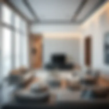 Spacious two-bedroom flat in Al Qusais showcasing modern design