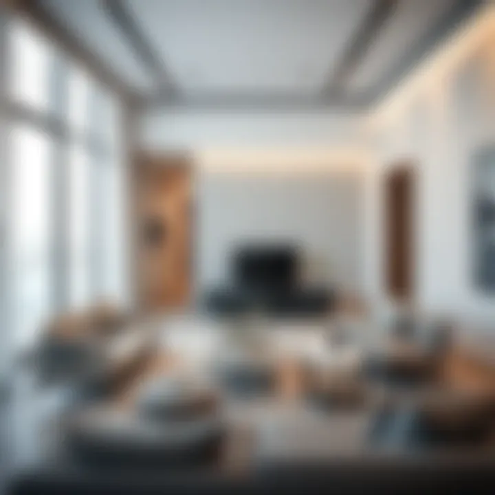 Spacious two-bedroom flat in Al Qusais showcasing modern design