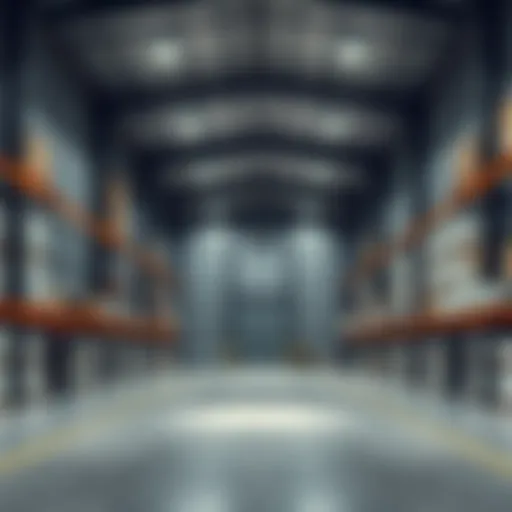A modern warehouse in Rashidiya showcasing expansive storage space