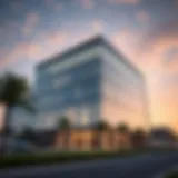 Modern office building in the UAE