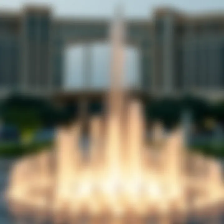 Cultural significance of fountain shows in urban landscapes