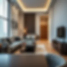 Modern furnished studio interior in Al Nahda 2