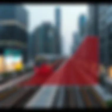 Property Values and Metro Accessibility Graph illustrating property value trends near metro stations