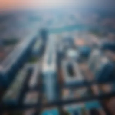 Khalifa City Aerial Overview Aerial view of Khalifa City showcasing residential areas