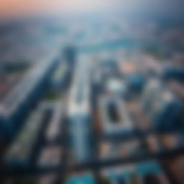 Khalifa City Aerial Overview Aerial view of Khalifa City showcasing residential areas