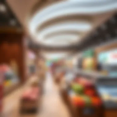 Lulu Hypermarket: Innovation in Retail Experience Interior of Lulu Hypermarket highlighting innovative retail solutions