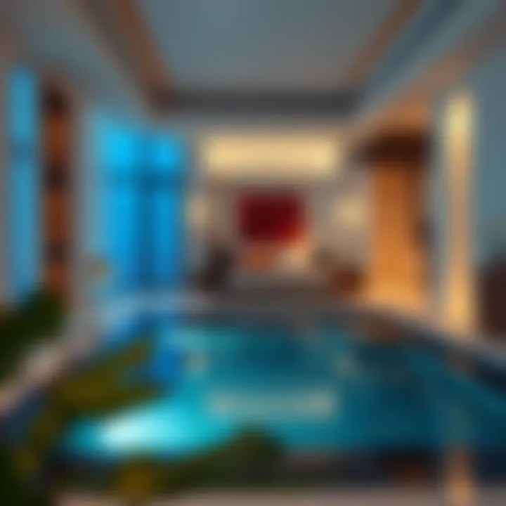 Elegant hotel room featuring a private plunge pool