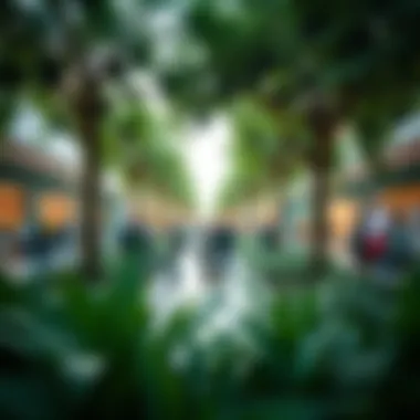 Green Spaces at Masdar City Mall Visitors enjoying the ambiance of Masdar City Mall's green spaces