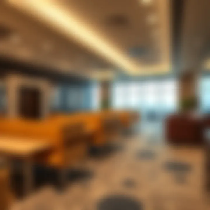 Business center equipped for professionals