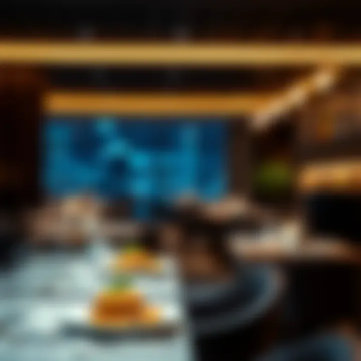 Dining area showcasing restaurant experience