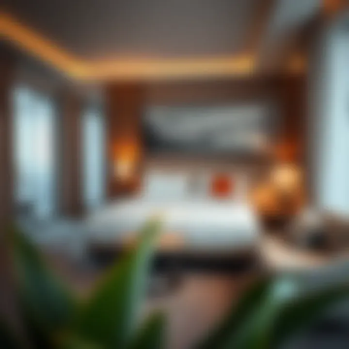 Modern guest room at Mercure Al Barsha