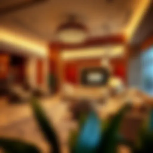 Luxurious lobby area of Mercure Al Barsha