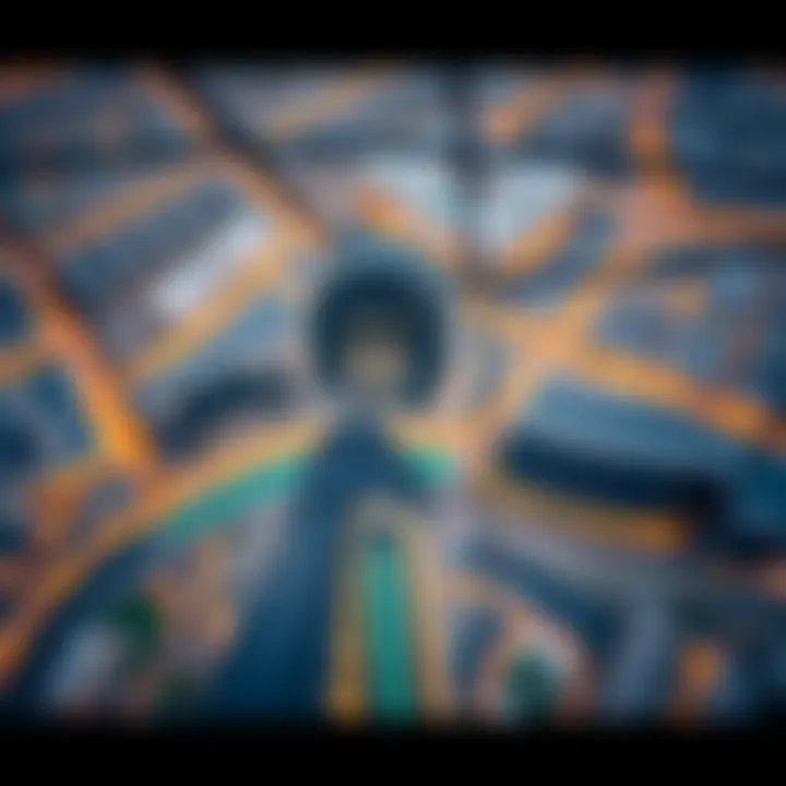 Aerial Perspective of Nassima Tower Aerial view of Nassima Tower showcasing its architectural design