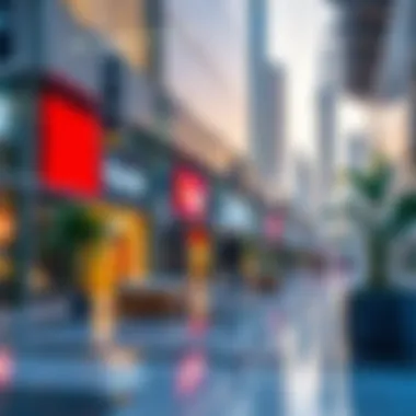 Commercial Opportunities in Business Bay Vibrant commercial spaces in Business Bay, reflecting economic growth and opportunity.