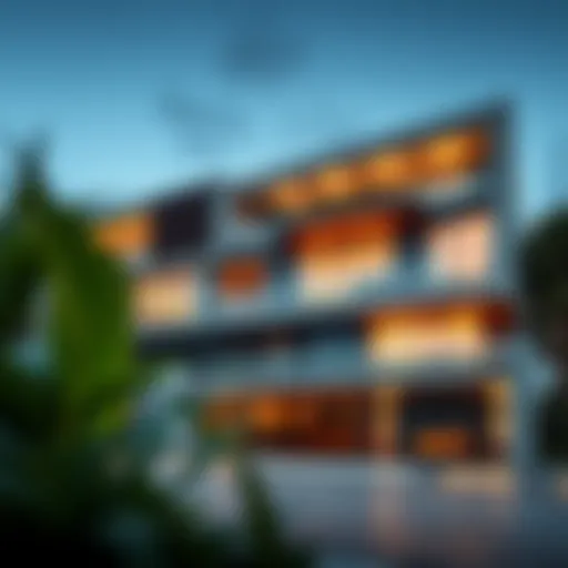 Stunning exterior view of Olivia Residences showcasing modern architecture