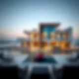 Luxurious villa on Palm Jumeirah showcasing waterfront views