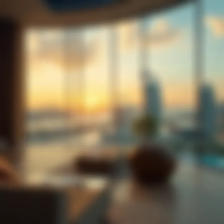 Comparison chart of property prices in Palm Jumeirah vs. Dubai