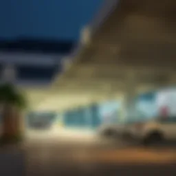 A modern parking facility in Dubai showcasing innovative design