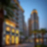 Architectural Marvel of Plazzo Heights Stunning view of Plazzo Heights facade