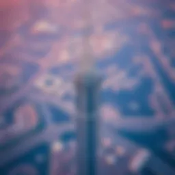 Aerial view of S Tower showcasing its unique architectural design