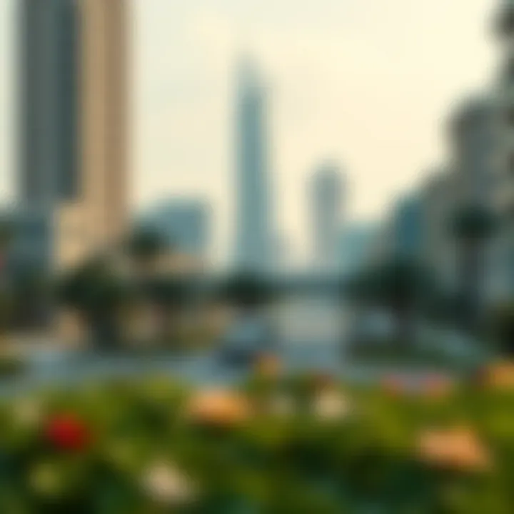 Community Surroundings of Sarah Tower Surrounding community of Sarah Tower, depicting nearby parks and amenities that enhance urban living.