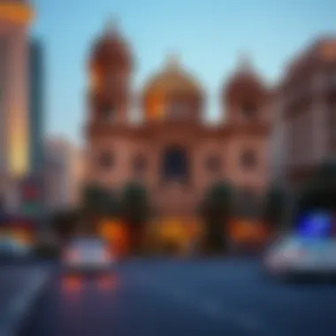 Cultural Heritage Landmarks on Sheikh Zayed Street Cultural landmarks along Sheikh Zayed Street reflecting Dubai's heritage