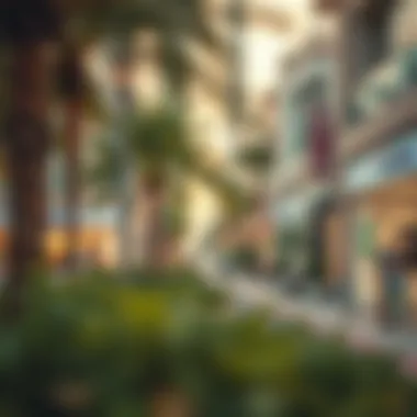 Residential Proximity to Malls Residential area showcasing proximity to shopping centers