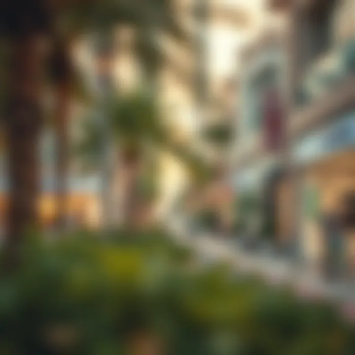 Residential Proximity to Malls Residential area showcasing proximity to shopping centers