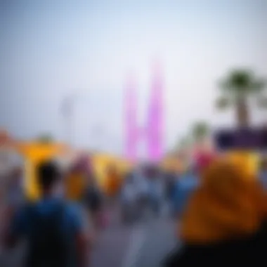 Tourists exploring attractions in the UAE during event season