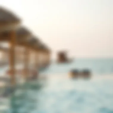 A serene beach view in the UAE during a long weekend