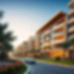 Stunning exterior view of Damac Executive Bay showcasing modern architecture