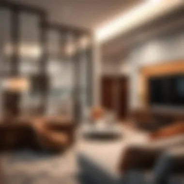 Versatile Living Space in Partition Rooms Functional partition room showcasing versatile living space