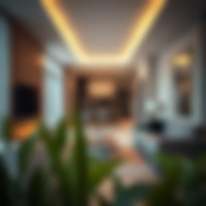 Stylish 1 BHK Apartment Interior in Al Warqa Modern 1 BHK apartment interior showcasing stylish decor and spacious layout