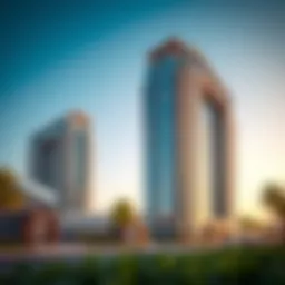 Stunning architectural view of Vincitore Boulevard